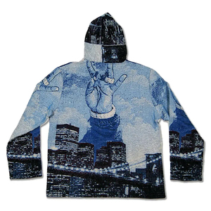 เสื้อฮู้ดแฟชั่นแบบสวมหัวมีฮู้ดสำหรับทุกเพศเสื้อฮู้ดลำลอง3D พิมพ์ลายกราฟิกแบบกำหนดเอง - Product Image 3