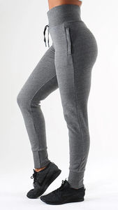 Pantalones Deportivos de Felpa de Algodón para Mujer, Servicio OEM, Cintura Alta, Estilo Campana, Casuales, para Exteriores, Atléticos, para Correr - Product Image 2