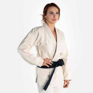 Tela de algodón 100% de alta calidad perfecta para entrenar y luchar mujeres clásicas Jiu Jitsu Gi uniforme ligero transpirable BJJ - Product Image 4