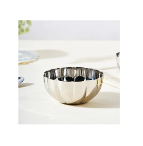 Cuencos de cena de metal de diseño elegante en tamaño y acabados de forma personalizados para decoración del hogar utensilios de cocina de mesa - Product Image 2