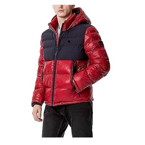 OEM diseño elegante hombres Puffer chaqueta de gran tamaño acolchado bombardero hecho a medida chaqueta de invierno al por mayor ropa de abrigo de moda para la venta - Product Image 5