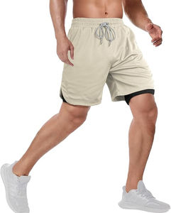 Shorts de compression en gros OEM avec logo personnalisé, tissu en spandex de qualité supérieure, séchage rapide, vêtements de sport et de fitness, livraison rapide - Product Image 2