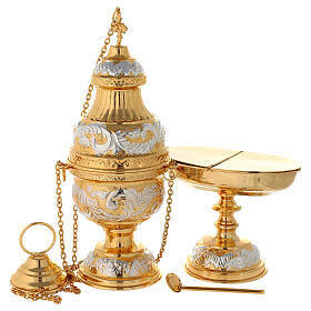 Quemador de Incienso Moderno de Aluminio Fundido, Diseño Mubkhar, Accesorios de Fragancia para el Hogar y el Vestíbulo del Hotel, de la India - Product Image 4