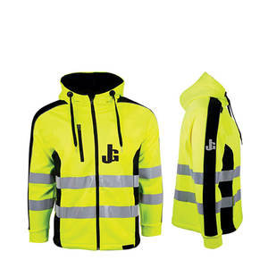 La mejor calidad, alta calidad, chaqueta de seguridad para hombre, poliéster transpirable, tamaño adulto, uniforme de moda de trabajo certificado EN, precio barato - Product Image 1