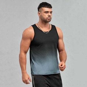 Camiseta sin mangas de algodón para hombre, nuevo diseño, tejido de punto transpirable de secado rápido, entrenamiento personalizado, gimnasio, informal, estilo muscular, estampado al por mayor - Product Image 6