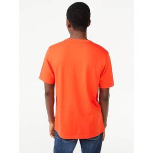 Beige 300g Camiseta de manga corta de algodón pesado Verano Cuello redondo Camisa suelta y base para hombres Mujeres Camiseta básica - Product Image 2