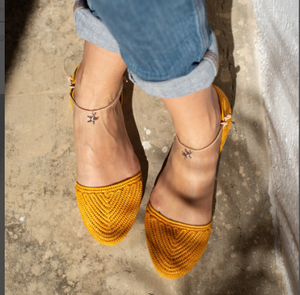 รองเท้าแตะฤดูร้อน,รองเท้าแตะทำด้วยมือ Raffia,รองเท้า Boho,รองเท้าฤดูร้อนสำหรับผู้หญิง,รองเท้าชายหาด, - Product Image 1