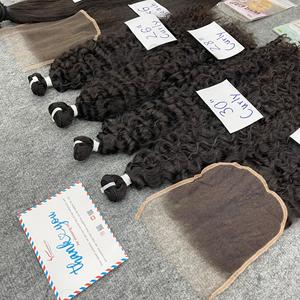 Vente en gros de paquets de cheveux bouclés birmans cuits à la vapeur extensions de cheveux vietnamiens fournisseur de tissage double couche Vietnam sans enchevêtrement - Product Image 6