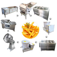 Nouvelle ligne de production semi-automatique à haute efficacité pour les chips de pommes de terre et les frites avec acier inoxydable de qualité alimentaire
