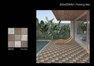 Baldosas de Porcelana Antideslizantes para Estacionamiento, Baldosas Cerámicas para Exteriores de 40x40cm 400x400mm para Áreas de Estacionamiento, Entradas de Autos y Caminos de Jardín - Product Image 5