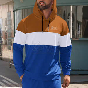 ชุดวอร์มแฟชั่นสำหรับผู้ชายชุดวอร์มใส่สบายสำหรับฤดูหนาว - Product Image 4