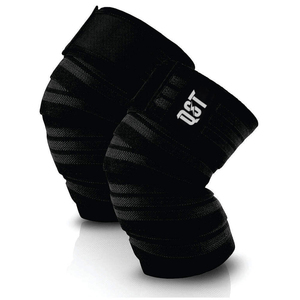 Soutien du genou élastique haute tension pour la musculation et la musculation, genouillères de qualité professionnelle avec fermeture sécurisée - Product Image 6