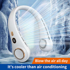Ventilador de Cuello sin Aspas 2026, el Más Vendido, 1500mAh, Mini, Portátil, Plegable, 3 Velocidades, Batería de 5V, Certificado CE/RoHS, 1 Año de Garantía - Product Image 2