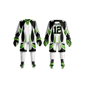 Venta al por mayor de alta calidad diferentes nombres números jugadores uniforme de hockey sobre hielo personalizado hombres sublimación uniforme de hockey sobre hielo ropa deportiva - Product Image 1