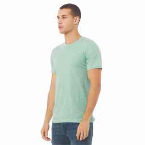 Camiseta de cuello redondo de algodón 100% de gran tamaño para hombre, 300gsm liso de tela de punto, personaje de estilo callejero de moda de alta calidad - Product Image 5