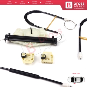 Kit de réparation de lève-vitre électrique BWR421, porte avant gauche pour Leon MK1 1M1 1999-2006 Toledo MK2 1M2 1998-2004 4/5 portes 1M0837461A - Product Image 5