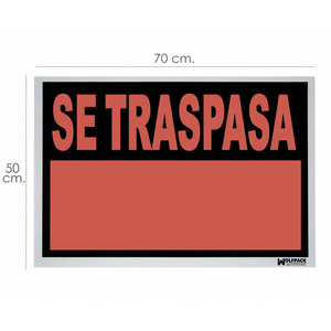 Letrero de Venta 70 x 50 (H) cm. - Product Image 1