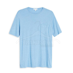 Camisetas con logotipo personalizado OEM del fabricante para hombre poliéster/algodón de punto de alta calidad transpirable cómodo estilo Hip Hop - Product Image 4