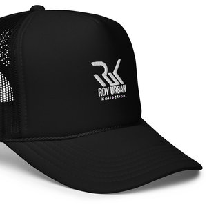 RUK One-Size formale cappello da camionista maglia in schiuma con velluto e flanella Logo personalizzabile Streetwear per affari e prestazioni - Product Image 3