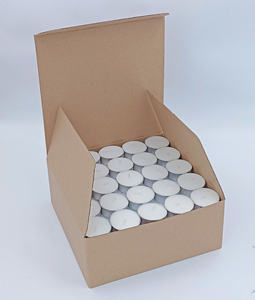 Set of 100 <b>Unscented</b> 5hr Tealight <b>Candles</b> Custom Basic <b>Candle</b> Wax Palm Decoration Made in Vietnam for Weddings - Product Image 6