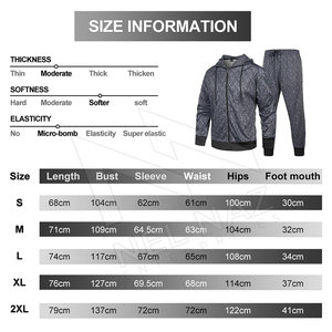 Chándal ajustado a la moda, chándal de secado rápido de dos piezas, chándal deportivo en blanco para hombre, transpirable, OEM personalizado - Product Image 6