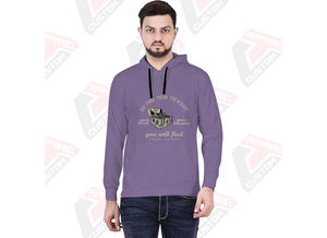 Premium Men's Pullover Hoodie Ultra Cozy and Comfortable 100% Cotton Embroidered Plain Dyed with Digital Printing for Winter - Product Image 2