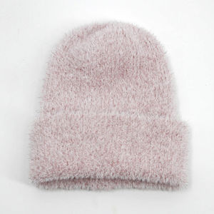 Bonnet en mohair côtelé avec texture extensible et finition douce, bonnet en tricot unisexe chaud pour la randonnée, les voyages ou l'usage quotidien en hiver - Product Image 2