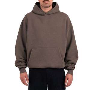 Sin cuerda Unisex Logotipo personalizado Tallas grandes Sudaderas con capucha para hombre Alta calidad 500 GSM Algodón Grueso en blanco Liso Peso pesado Sudaderas con capucha de gran tamaño - Product Image 1