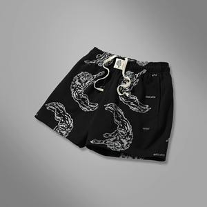 กางเกงขาสั้นออกกำลังกายแบบลำลองสำหรับผู้ชายกางเกงขาสั้นออกกำลังกายแบบฮาวายสุดเท่แฟชั่นฤดูร้อนสำหรับนักกีฬาฟิตเนสปรับแต่งโลโก้ได้ตามต้องการ - Product Image 1