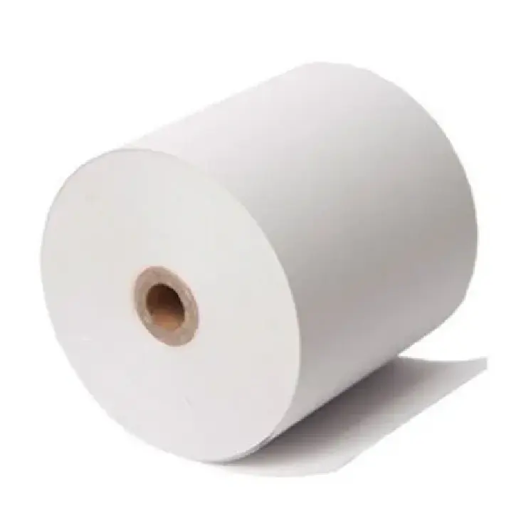 Papel recubierto de Pe 55gsm Blanco amarillo azul corte troquelado Papel de liberación recubierto de Pe