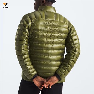 Fourniture directe OEM Vestes isolées pour hommes personnalisées de qualité supérieure Veste bouffante chaude coupe-vent Veste matelassée légère pour la randonnée - Product Image 4