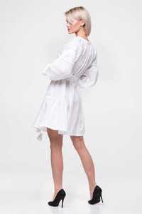 ชุดเดรสยาวสไตล์บูติกสำหรับผู้หญิงชุดเดรสยาวปักลายดอกไม้ผ้าฝ้ายชุดเดรสลำลองหรูหราสำหรับผู้หญิงสำหรับฤดูร้อน - Product Image 2