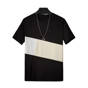 Custom Panel <b>Design</b> Men's T-Shirts 100% Cotton/Polyester Eco-Friendly Quick Dry Casual Wear - Product Image 1