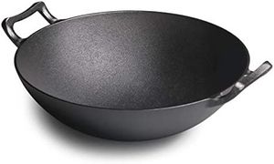 Diseño atractivo Hierro de gran tamaño Kadai Tamaño y forma personalizados Hierro fundido Kadai a precio razonable Cocinar a buen precio - Product Image 2
