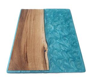 Nouvelles Idées de Produits 2025 Tendances Planche à Découper en Bois d'Acacia pour le Fromage Charcuterie Viande Fruits dans la Cuisine avec Résines Artisanales - Product Image 3