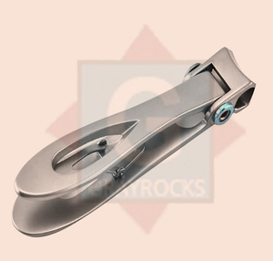 Vente en gros de coupe-ongles en acier inoxydable à bord droit, pince de manucure et de pédicure pour ongles épais, conception de lame incurvée pour adultes - Product Image 3