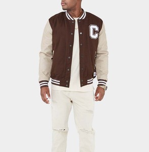 Men Custom Color Logo Paisley Embroidery Retro <b>Jackets</b> Baseball Letterman Varsity <b>Jackets</b> Wholesale - Product Image 5