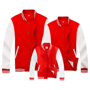 Custom Printing <b>Long</b> Sleeve <b>Men's</b> Baseball <b>Jacket</b> Cheap Rate Winter <b>Jacket</b> Sheep Fur Button Plus Size Option Plain Blank for <b>Men</b> - Product Image 3