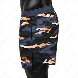 Short de gymnastique en maille imprimé d'été de haute qualité avec logo personnalisé OEM Short de basket-ball en maille pour hommes - Product Image 5