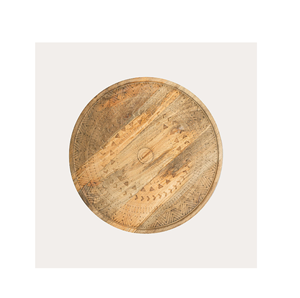 Placas de cargador de madera de mango Diseño de color natural Uso para bodas y eventos Hoteles Uso de vajilla para el hogar - Product Image 4