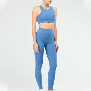 Uniforme de yoga pour femmes imprimé sur mesure, leggings élégants + soutien-gorge de sport confortable, service d'usine - Product Image 1
