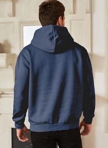 Streetwear à capuche hommes épais marine polaire coton surdimensionné pull sweat goutte épaule chaud personnalisé hiver mode ajustement - Product Image 4