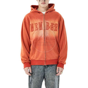 Sudaderas con capucha de lana con capucha de invierno informales más vendidas con patrón sólido Mezcla de algodón Secado rápido y transpirable Nuevo diseño - Product Image 1