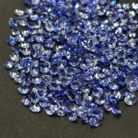 5x7mm AAA Grade Naturel Tanzanite Poire Ovale Coupe Pierres Précieuses en Vrac pour la Fabrication de Bijoux Loupe Calibrée Propre Tanzanite Pierre En Vrac