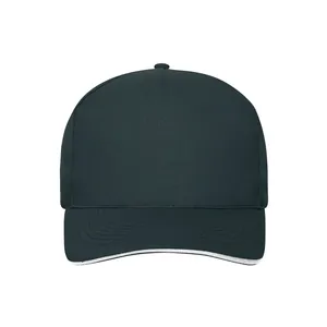 Gorra Cappellino de 5 Paneles, Estilo Sandwich, de Algodón Orgánico, Artículos Promocionales Sostenibles - Product Image 6