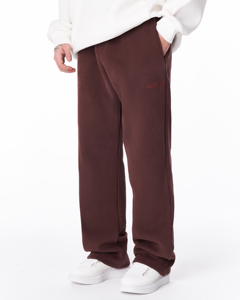 Pantalones de correr de algodón pesado de alta calidad personalizados para hombre OEM 2024, nueva tendencia Premium básica, oferta al por mayor con estampado de hojaldre - Product Image 1