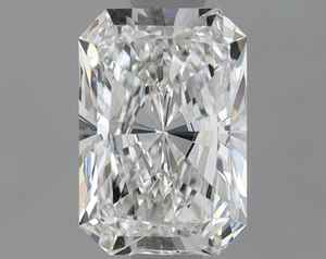 1ct Radiant Cut Lab Grown HPHT White F Color Diamond VS2 Pureté certifiée IGI pour l'application de bijoux - Product Image 2