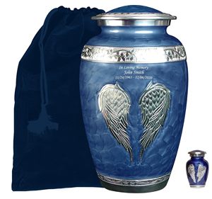 Finest Quality Origin from India Metal Aluminum Vintage <b>Urns</b> <b>for</b> Human <b>Ashes</b> Available at Convenient Price - Product Image 1