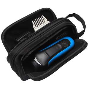 Bolsa de Almacenamiento Ligera para Aparatos Electrónicos de Afeitado, Recortadora de Barba y Cabello, Organizador de Viaje con Espacio para Accesorios - Product Image 2