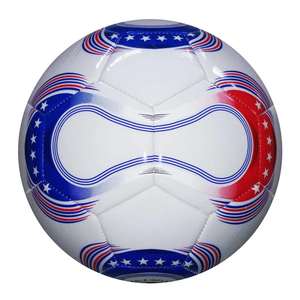 Ballon de football cousu à la main avec logo personnalisé, couleur unie, impression de logo personnalisée, ballon de football pakistanais - Product Image 3